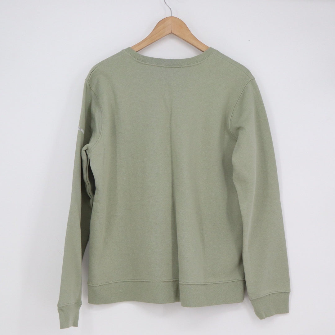 Columbia Sportswear Sage Green Graphic Crewneck Sweatshirt XL Logo
