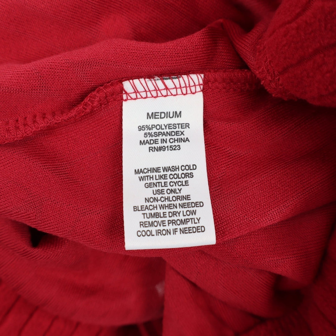Roudelain 2-PC Pajama Set Womens Medium Red Cable Knit Stretch Ribbed Straight