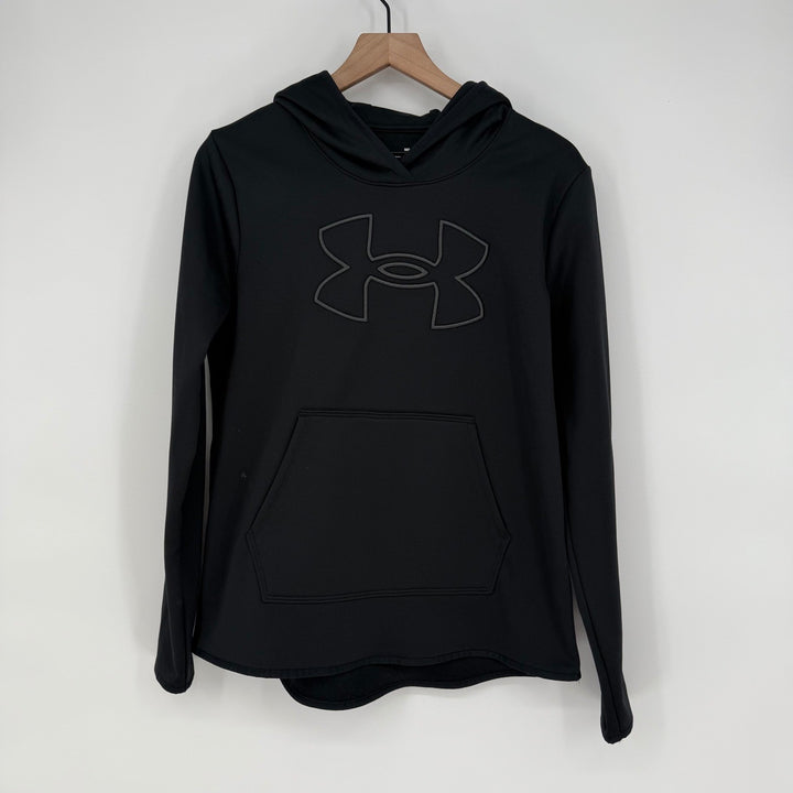 Under Armour Black Logo Hoodie Sweatshirt Size M