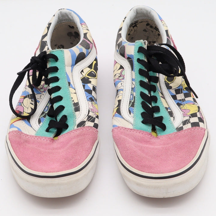 Vans Old Skool Disney Mickey Mouse 90th Anniversary Pink Teal Mens 11.5