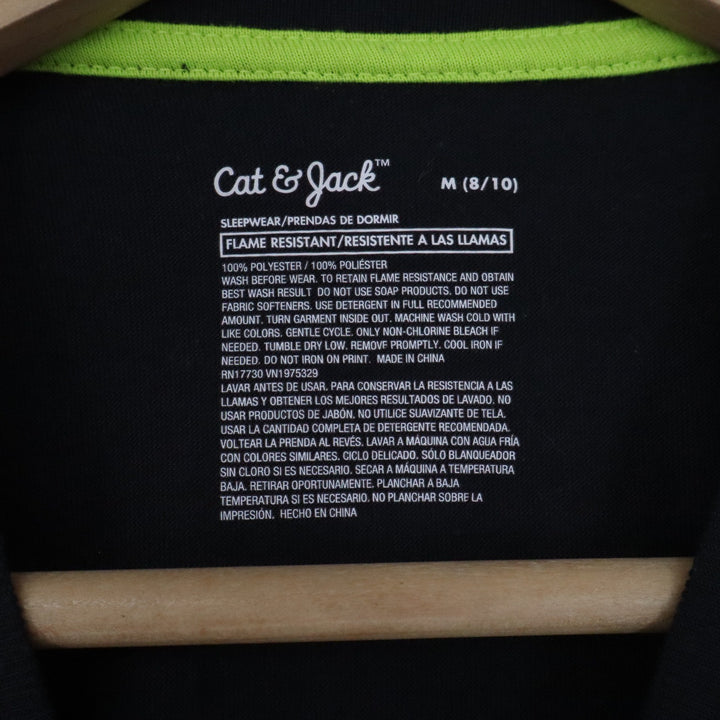 Cat & Jack Boys Black Weekend Plans Sleep Play Pajama Top Size M 8/10 Long