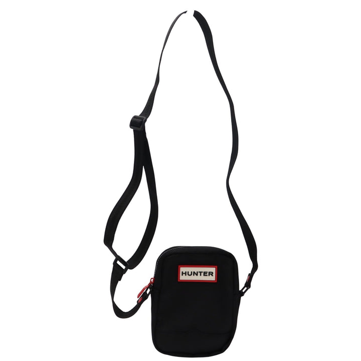Hunter Original Nylon Crossbody Bag Black Water Resistant Festival Travel Bag