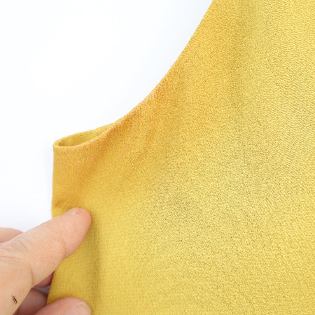 Express Mustard Yellow V-Neck Adjustable Spaghetti Strap Camisole Top Medium