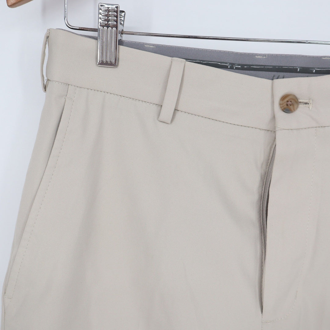 Walter Hagen Mens Perfect 11 Golf Shorts Light Khaki Stretch W30