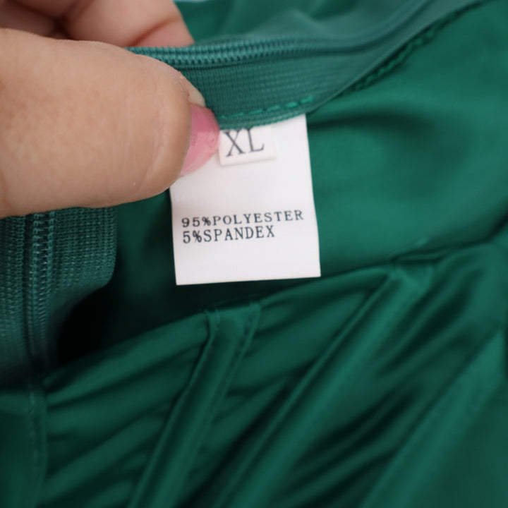 Unbranded Dress Womens XL Corset Wrap Green Satin Draped Excellent