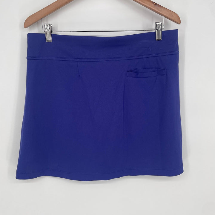 Ben Hogan Womens Golf Skort L Purple Tummy Control Ventilated Athletic