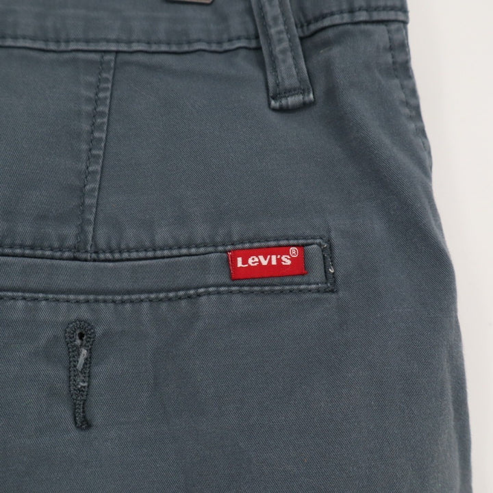 Levi's XX Chino Short Mens 32 Teal Cotton Stretch Zip Fly Slash Pockets Outdoor