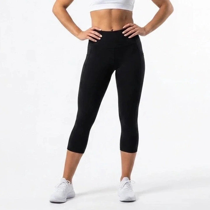 DSG Womens High Waisted Capri Leggings Black XS Cropped Activewear