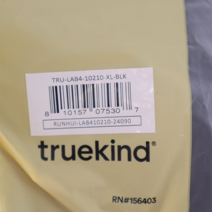 Truekind Supportive Comfort Wireless Shaping Bra Womens XL Black U-Shaped Back