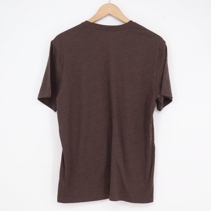 Banana Republic Mens Brown Horse Graphic Premium Wash T-Shirt Size M