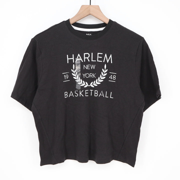 DSG Boys Harlem New York Basketball Graphic T-Shirt Black Size M 10-12