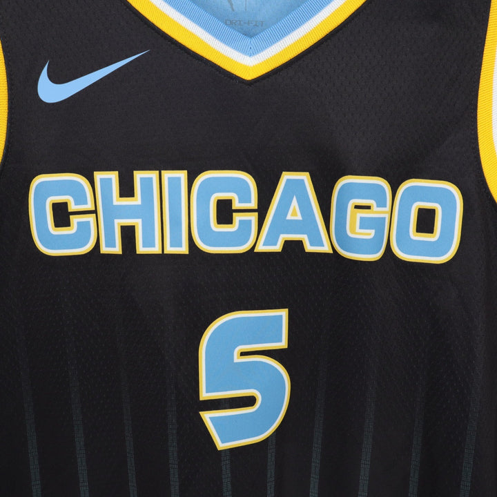 Nike Chicago Sky Angel Reese 5 Explorer Edition WNBA Jersey Black M