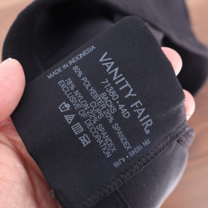 Vanity Fair Lingerie Beauty Back Smoother Bra Womens 44D Full-Figure Wireless