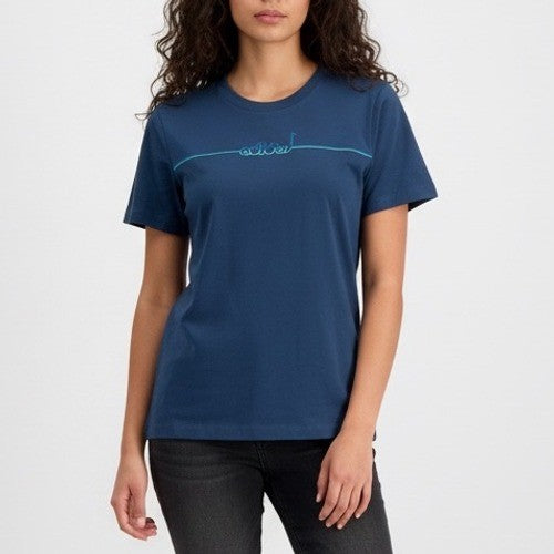Adidas Womens Golf Graphic T-shirt Crew Navy L