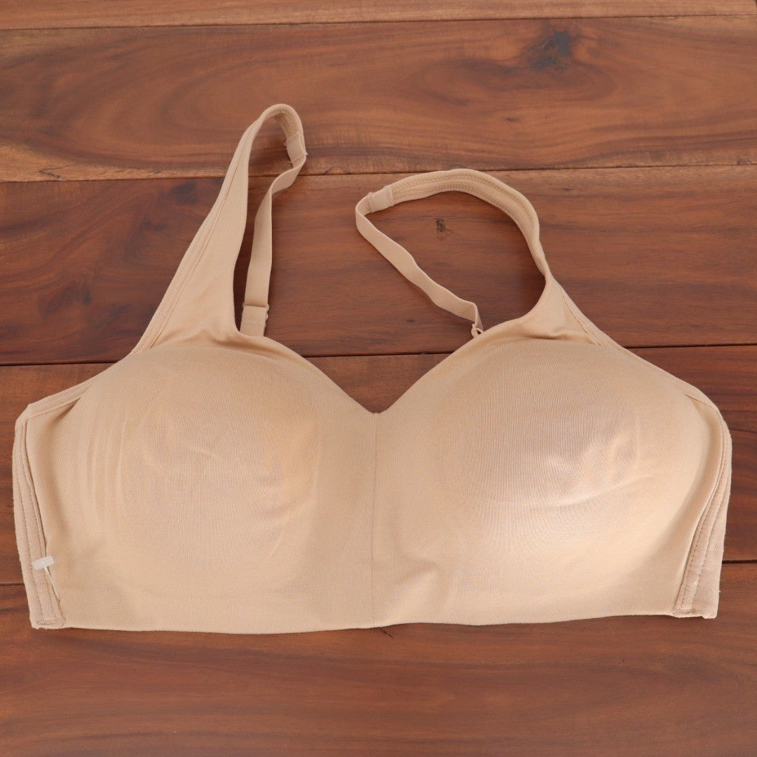 Vanity Fair Beyond Comfort Wireless Bra Beige Nude 72204 Size Medium Women's