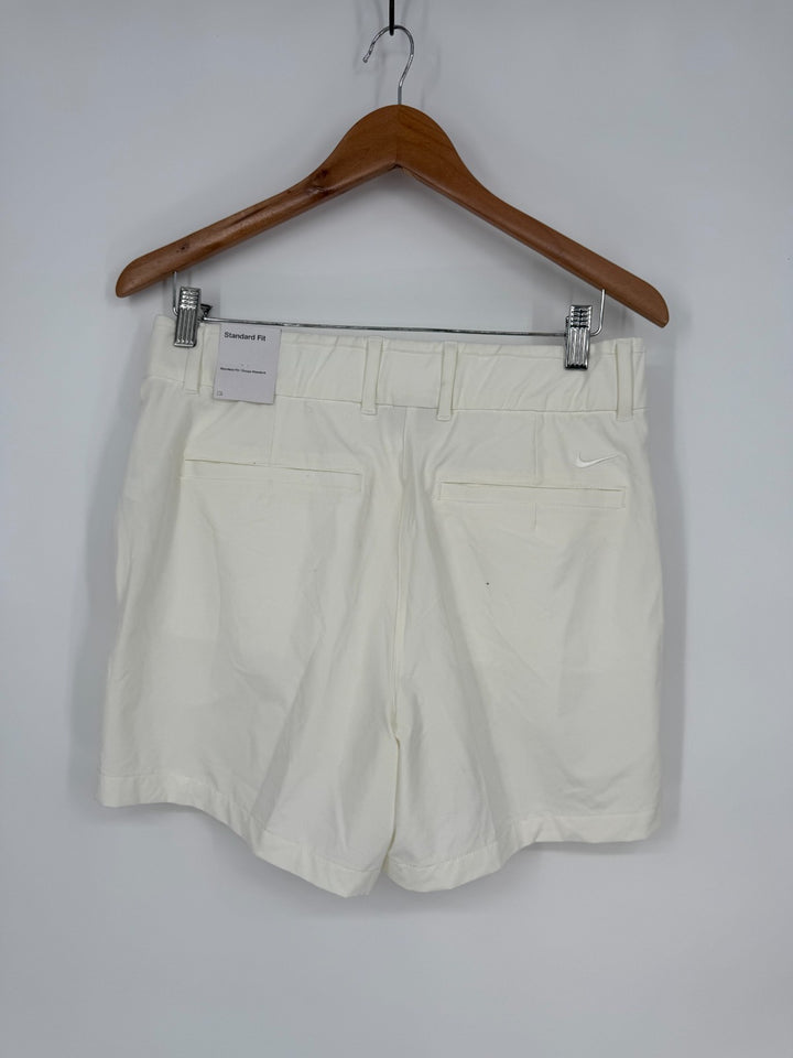 Nike Dri Fit Victory Golf Chino Shorts Womens Medium White Standard Fit Logo
