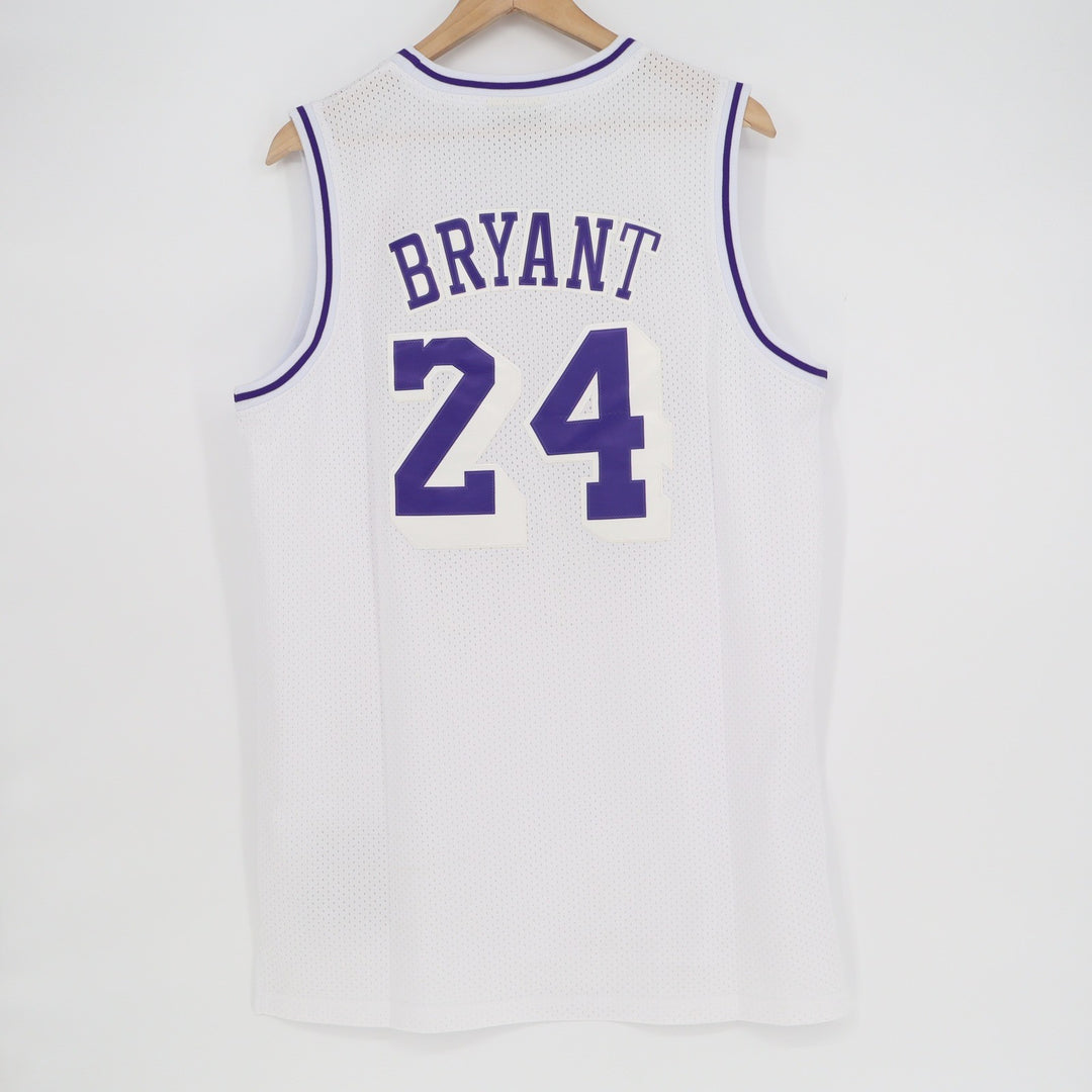 Adidas Los Angeles Lakers Kobe Bryant 24 Hardwood Classics Jersey White Mens L