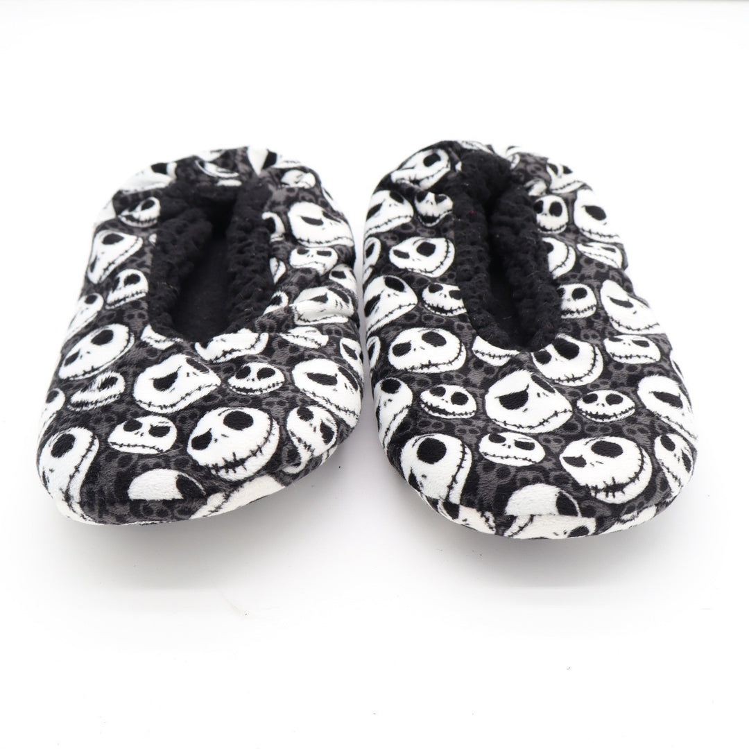 Disney Nightmare Before Christmas Jack Skellington Slipper Socks Black Grey