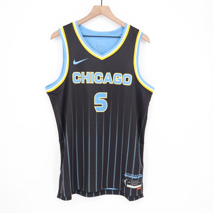 Nike Chicago Sky Angel Reese Explorer Edition Jersey Black Womens Large