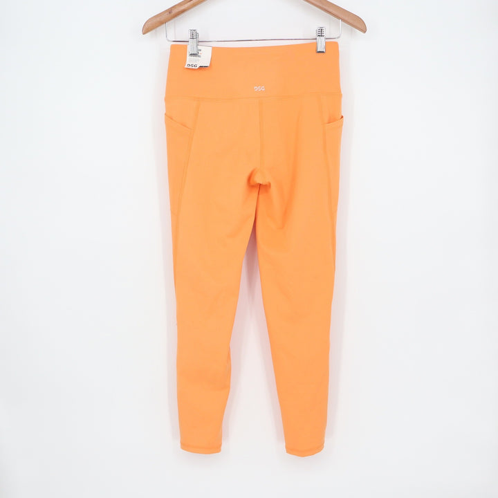 DSG Momentum 7/8 Leggings Womens Small Vintage Orange High Rise Pockets