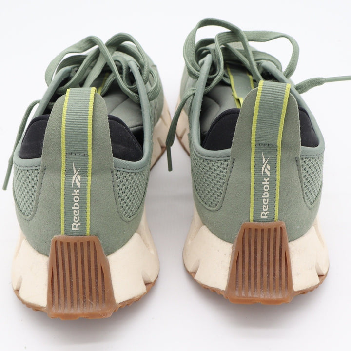 Reebok Zig Dynamica 2.0 Sage Green Running Shoes Womens Size 8.5
