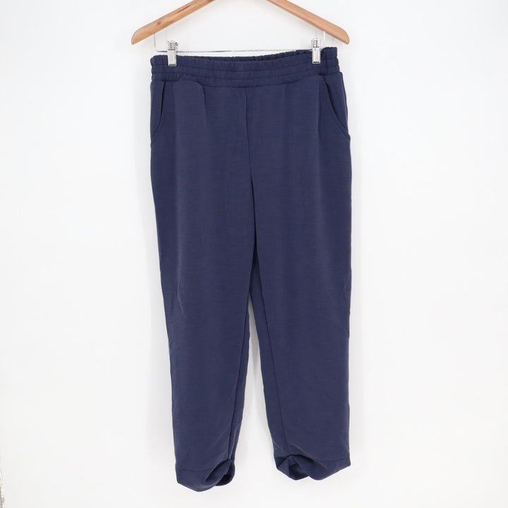 Bailey/44 Sweatpants Womens Medium Navy Stretch Slash Pockets High Rise Outdoor