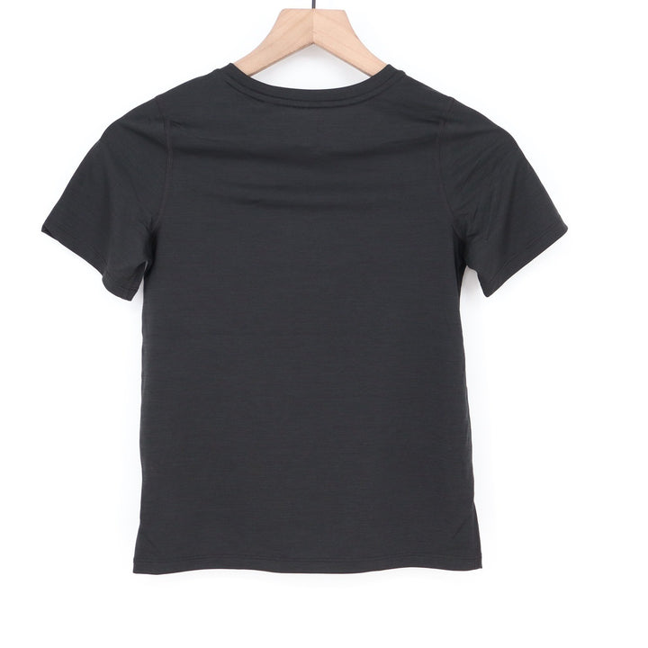 DSG Boys Small 8-9 Movement Tee Pure Black Short Sleeve Performance Shirt NEW