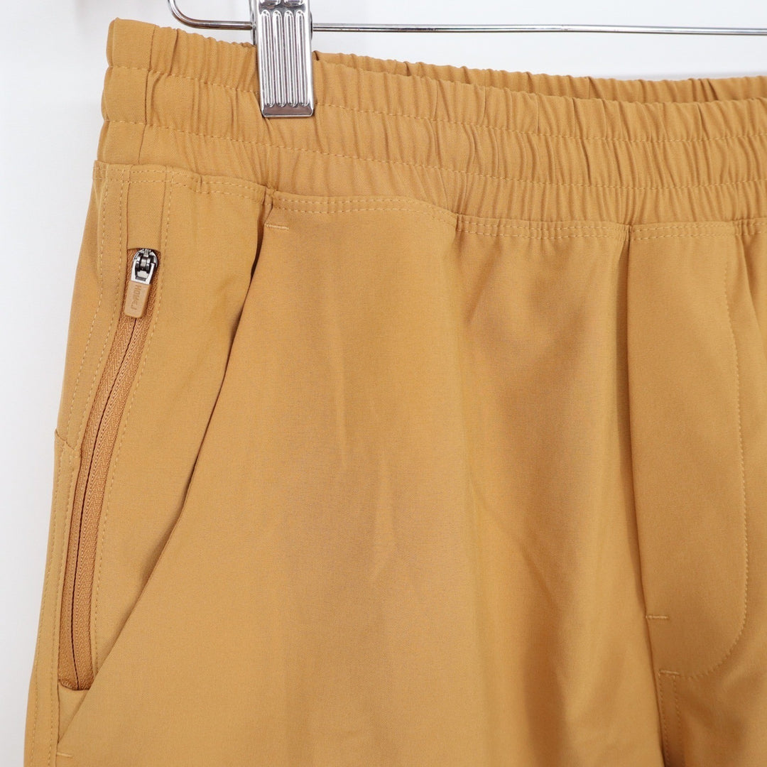 VRST Mens All-In Short 7" Unlined Palomino Gold Yellow Stretch Athletic Small