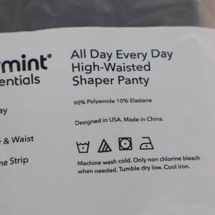 Shapermint Essentials All Day Every Day High Waisted Shaper Panty XL/2XL Black
