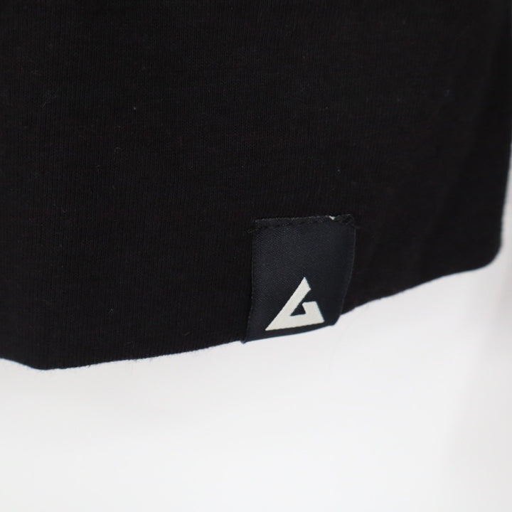 American Giant Hoodie Women Small Black Full Zip Logo Pockets Ribbed Hem Outdoor