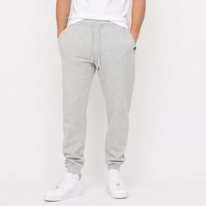 Monument Mens Heather Gray Jogger Sweatpants Fleece Lined Size L