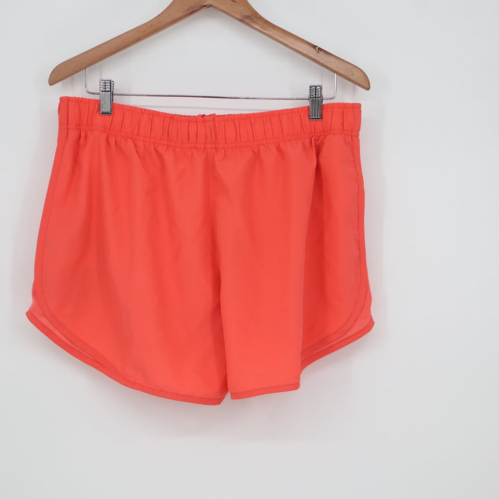 Nike Womens Tempo Dri-FIT Running Shorts Coral Orange Size L