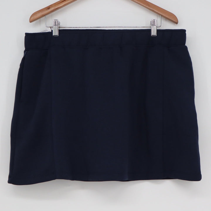 Mondetta Performance Luxury Navy Blue High Rise Walking Skort XL NWT