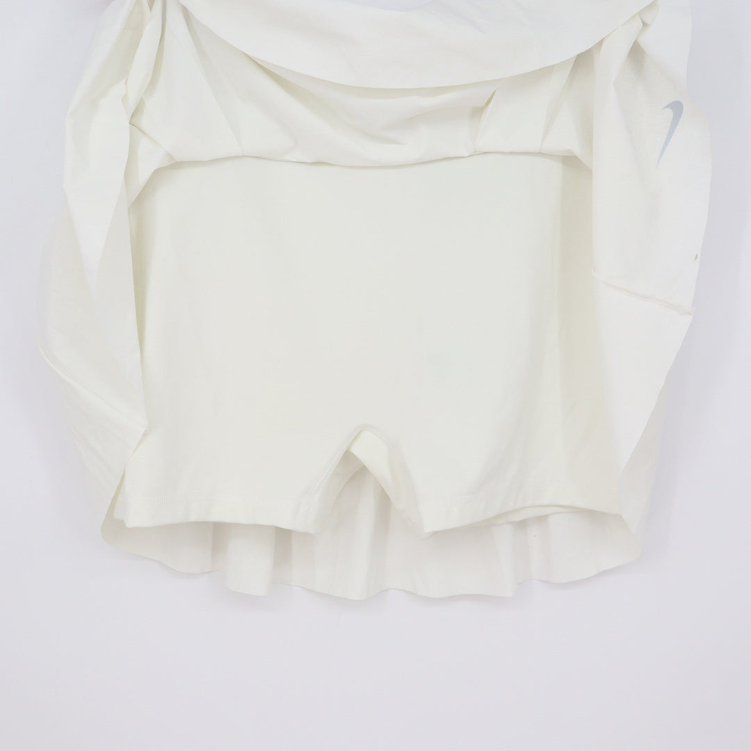 Nike Womens Dri-FIT Tennis Skirt White Pleated Skort XL