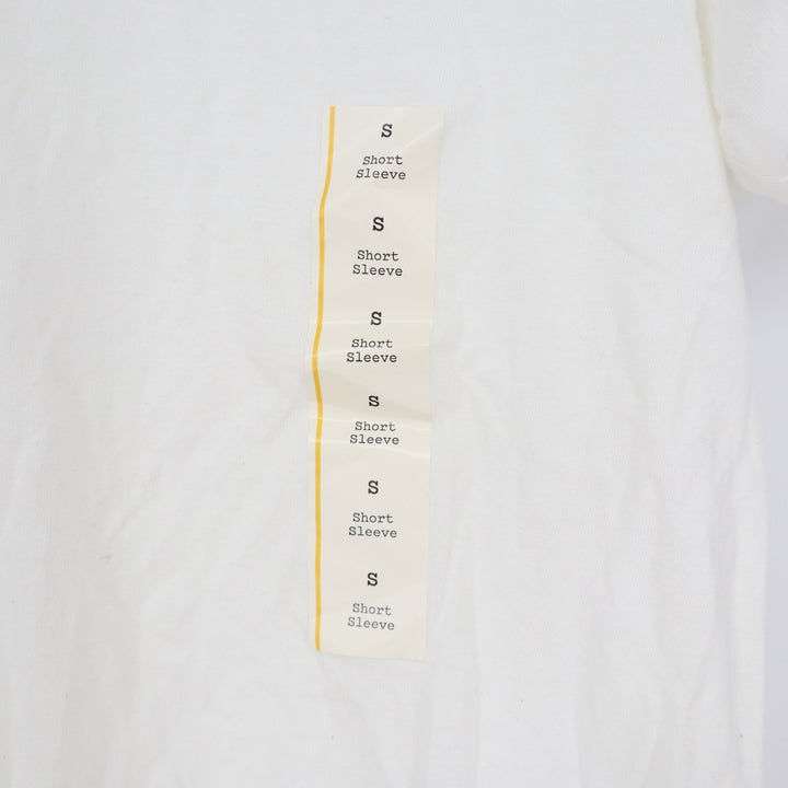 A New Day Womens White Short Sleeve Crewneck Cotton Modal Tee Shirt Size S