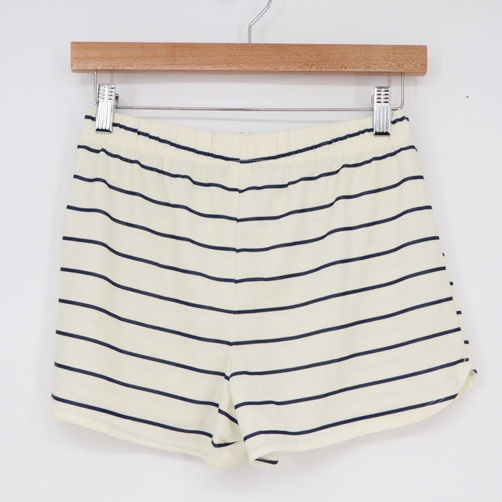 Old Navy Girls XL 14-16 Pajama Shorts Blue Cream Striped Sleepwear