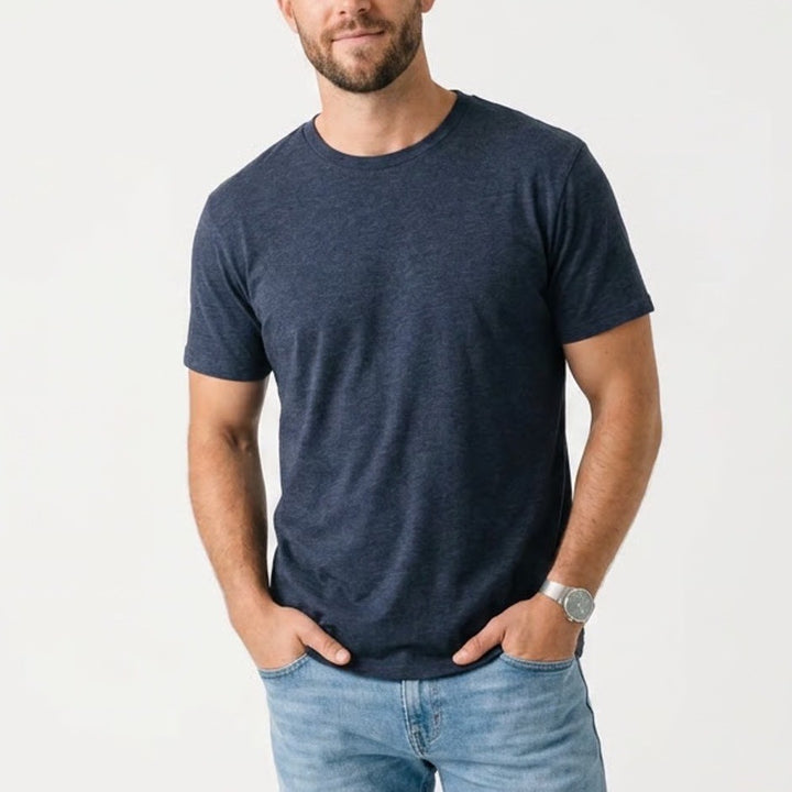Goodfellow & Co Every Wear Tee Mens XL Navy Blue Heather Short Sleeve T-Shirt