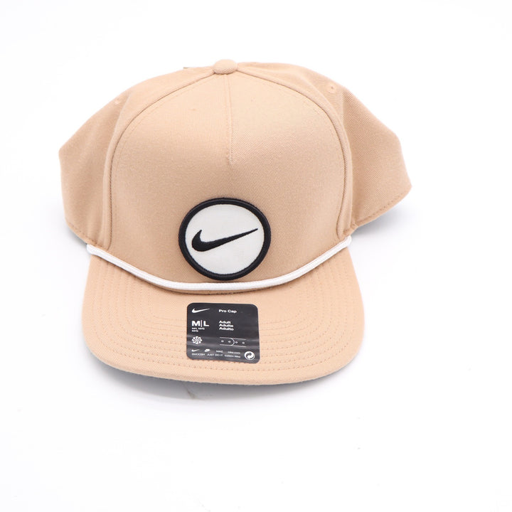 Nike Pro Cap Dri-FIT Training Snapback Hat Tan Khaki M/L NEW