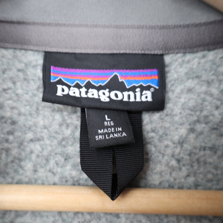 Patagonia Better Sweater Vest Mens Large Gray Penn State IFC Full Zip Fleece