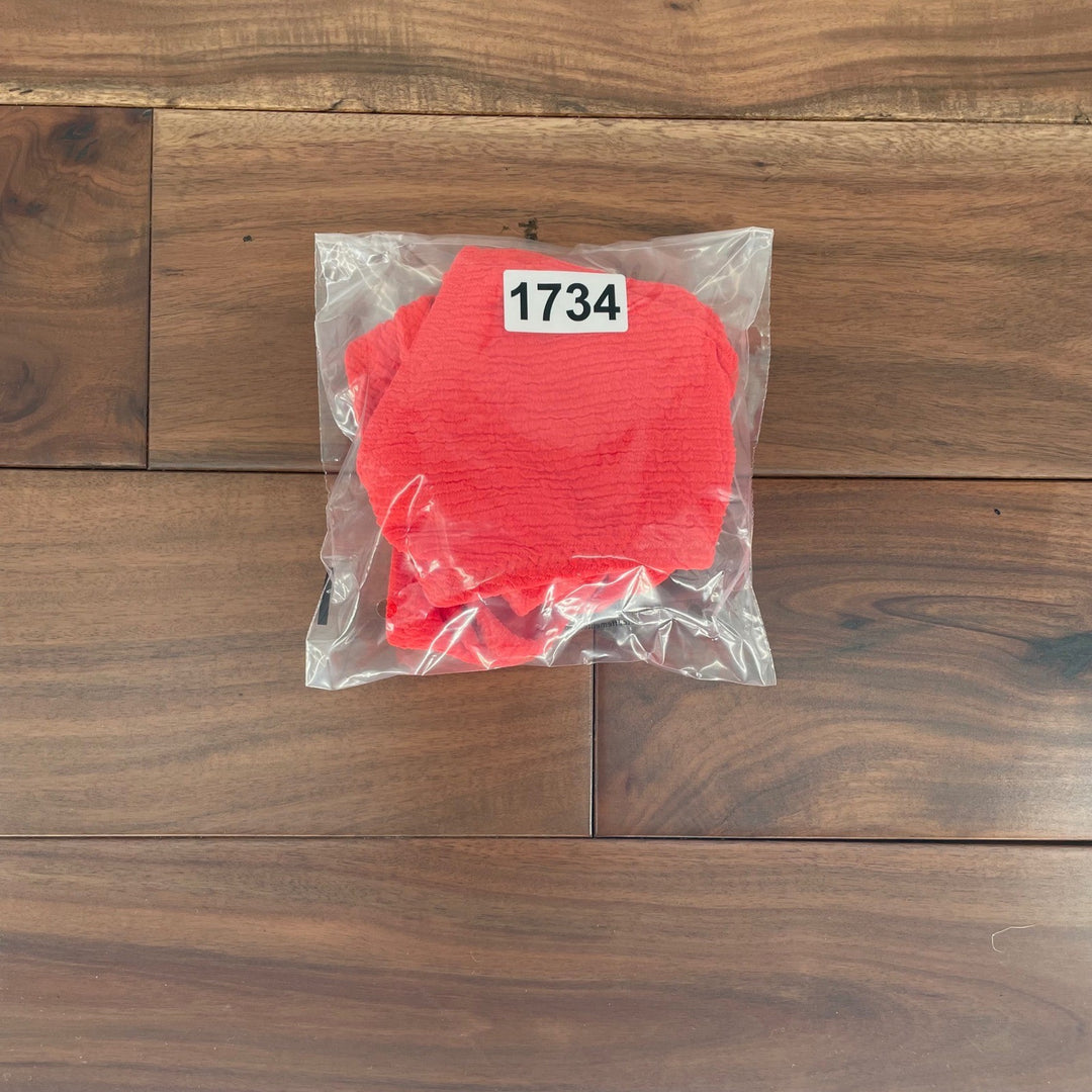 Lulus Coral Textured High Leg Bikini Bottoms Size S