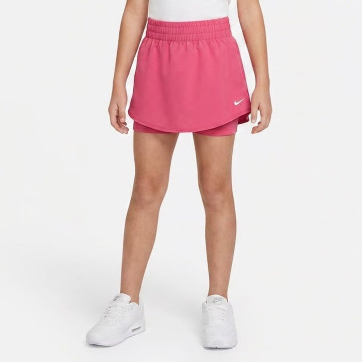 Nike One Dri-FIT Womens Small Dark Pink Loose Fit Running Athletic Shorts