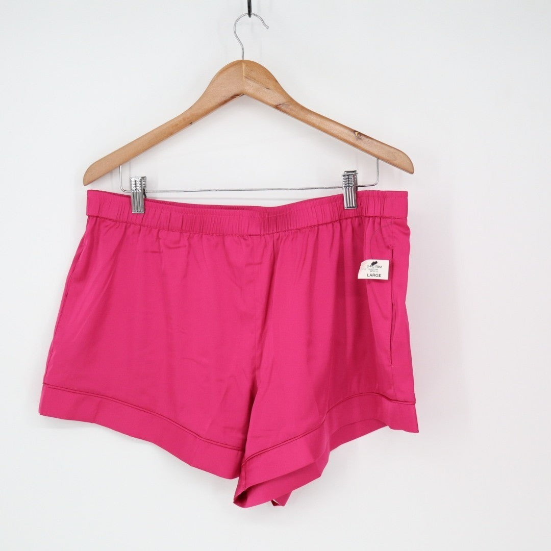 INC International Concepts Intimates 2-PC Pajama Set Womens Large Pink Sleepwear