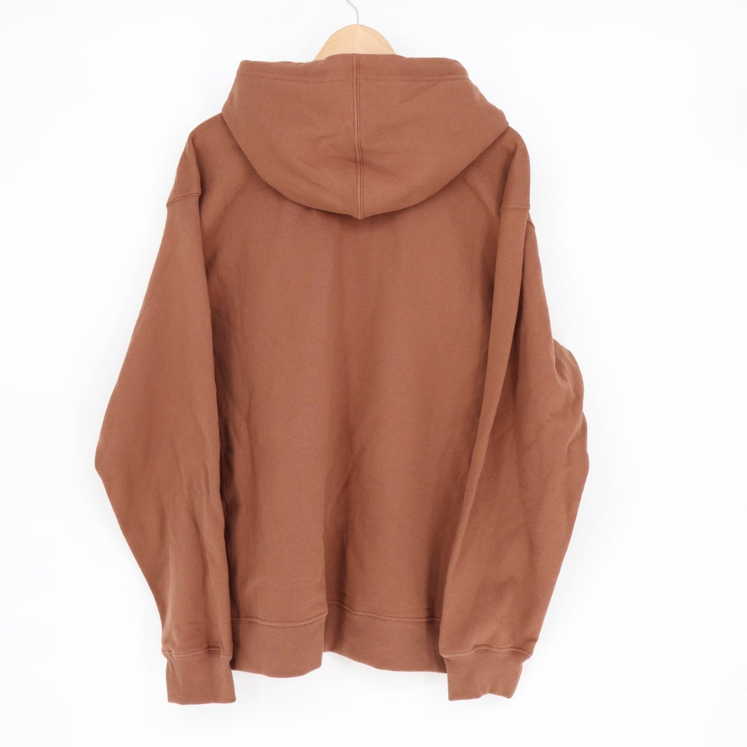 American Giant Classic Hoodie Mens Medium Rust Full Zip Cotton Fleece Lined