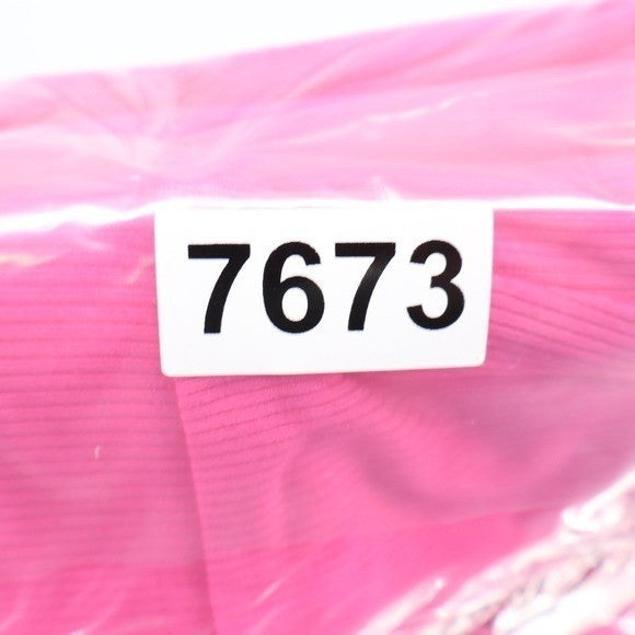 Naked Wardrobe Hot Pink Ribbed Knit Split Hem Pants XL