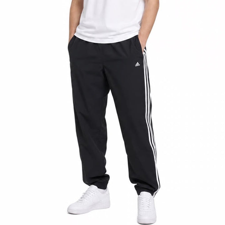 Adidas Mens Clima365 Track Pants Black 3-Stripe Windbreaker 3XL