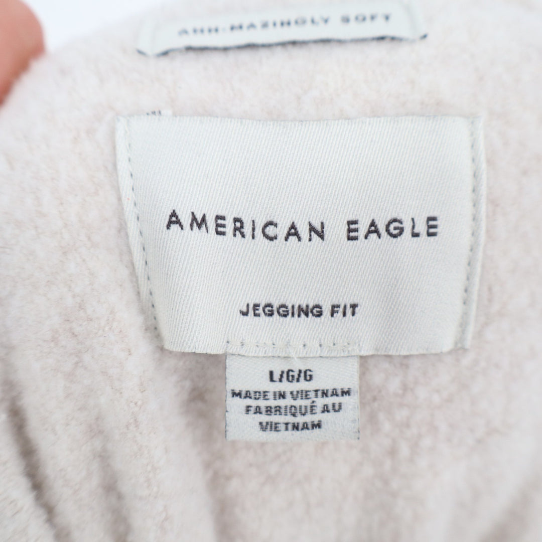 American Eagle Outfitters Ahh-Mazingly Soft Hoodie Women Large Peach Jegging Fit