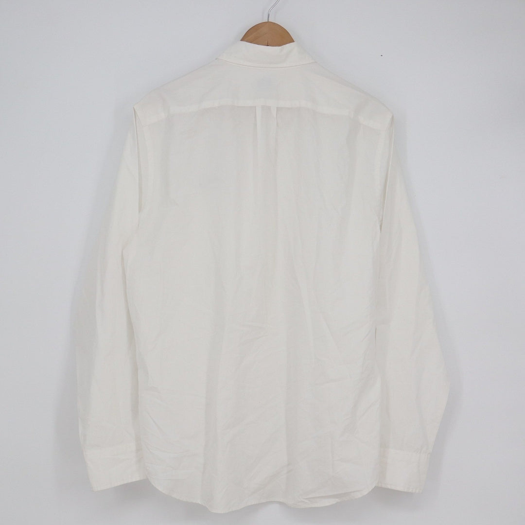 J.Crew Secret Wash Shirt Mens White Classic Fit 100s 2-Ply Cotton