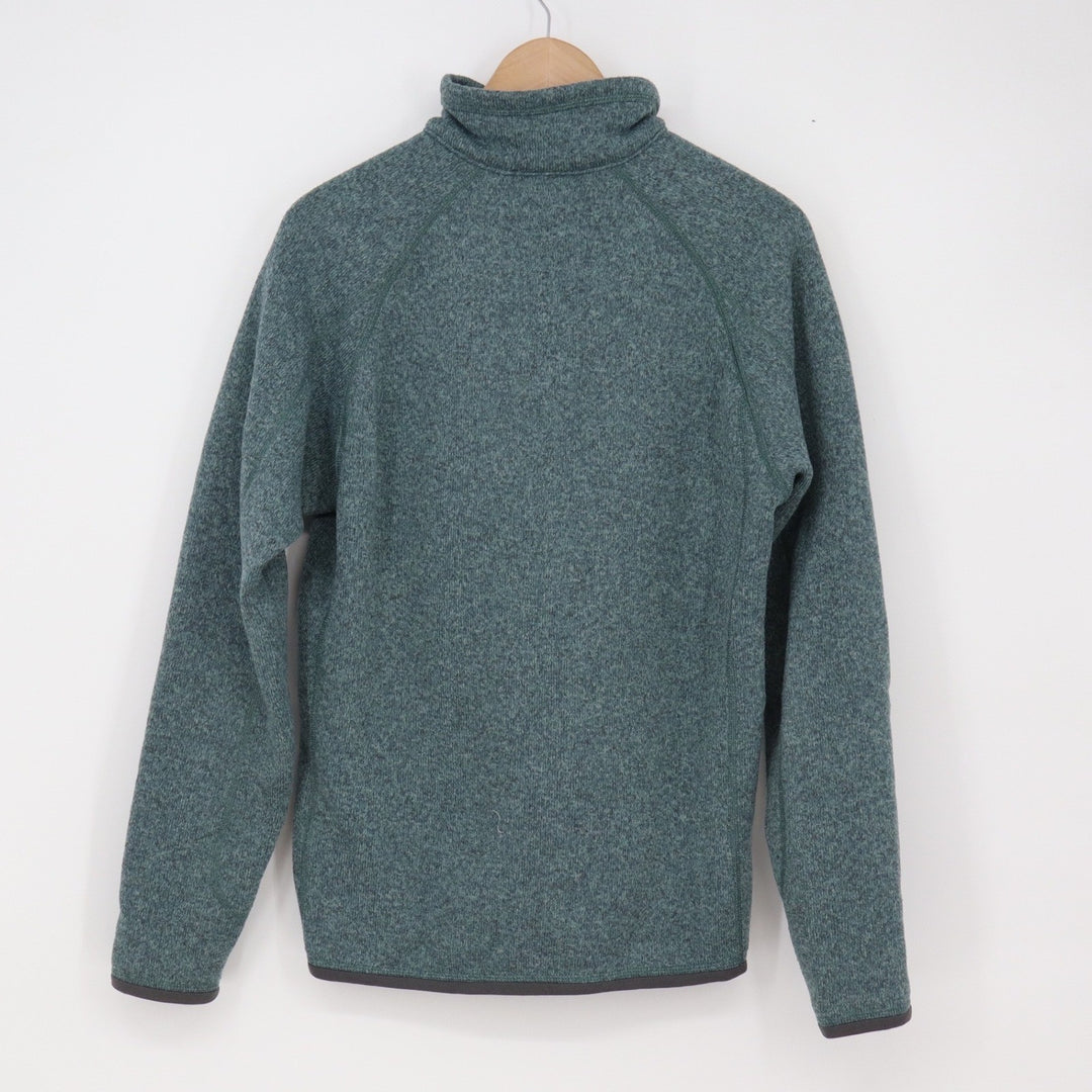 Patagonia Pullover Mens S Better Sweater Teal Heather 1/4 Zip Fleece Excellent