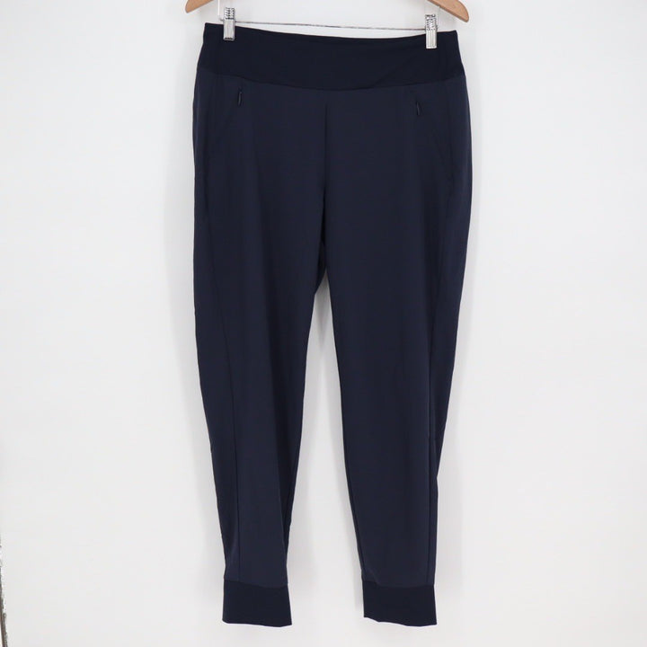 Athleta Navy Blue Jogger Pants Size 10 Full Length Casual Activewear