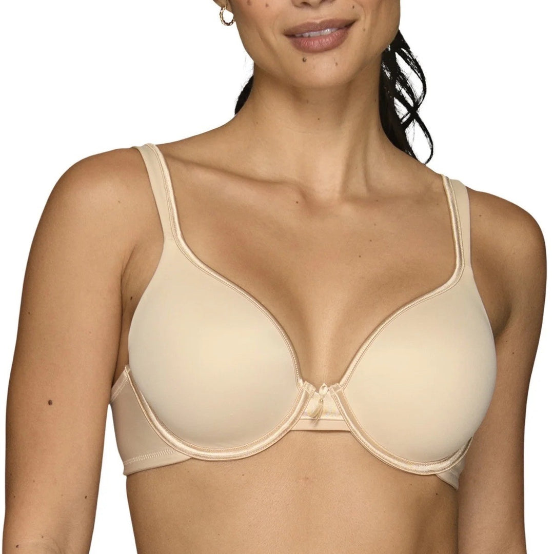 Vanity Fair Body Caress Contour Bra Womens 36DD Beige Full Coverage Underwire